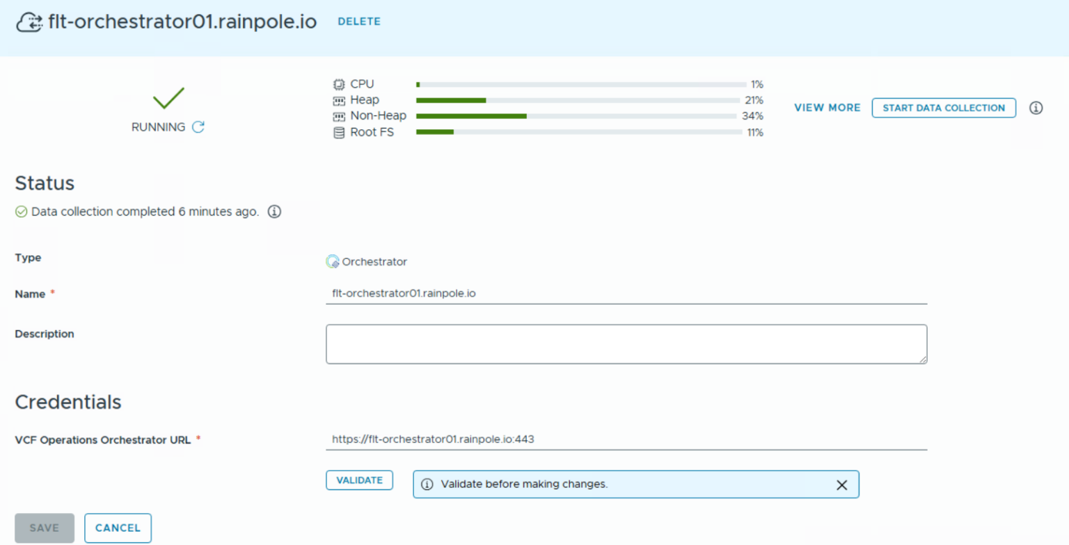 VCF Automation 9 – External VCF Operations Orchestrator » vrealize.it ...