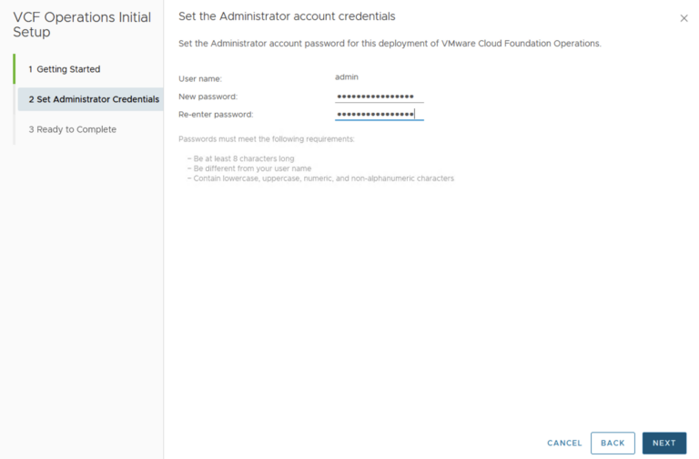 VCF9 - VCF Operations and VCF Operations for Logs installation ...