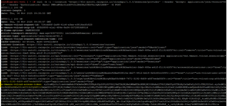 Vcu Api VCF Automation 9 API Access » vrealize.it - TechBlog VMware SDDC